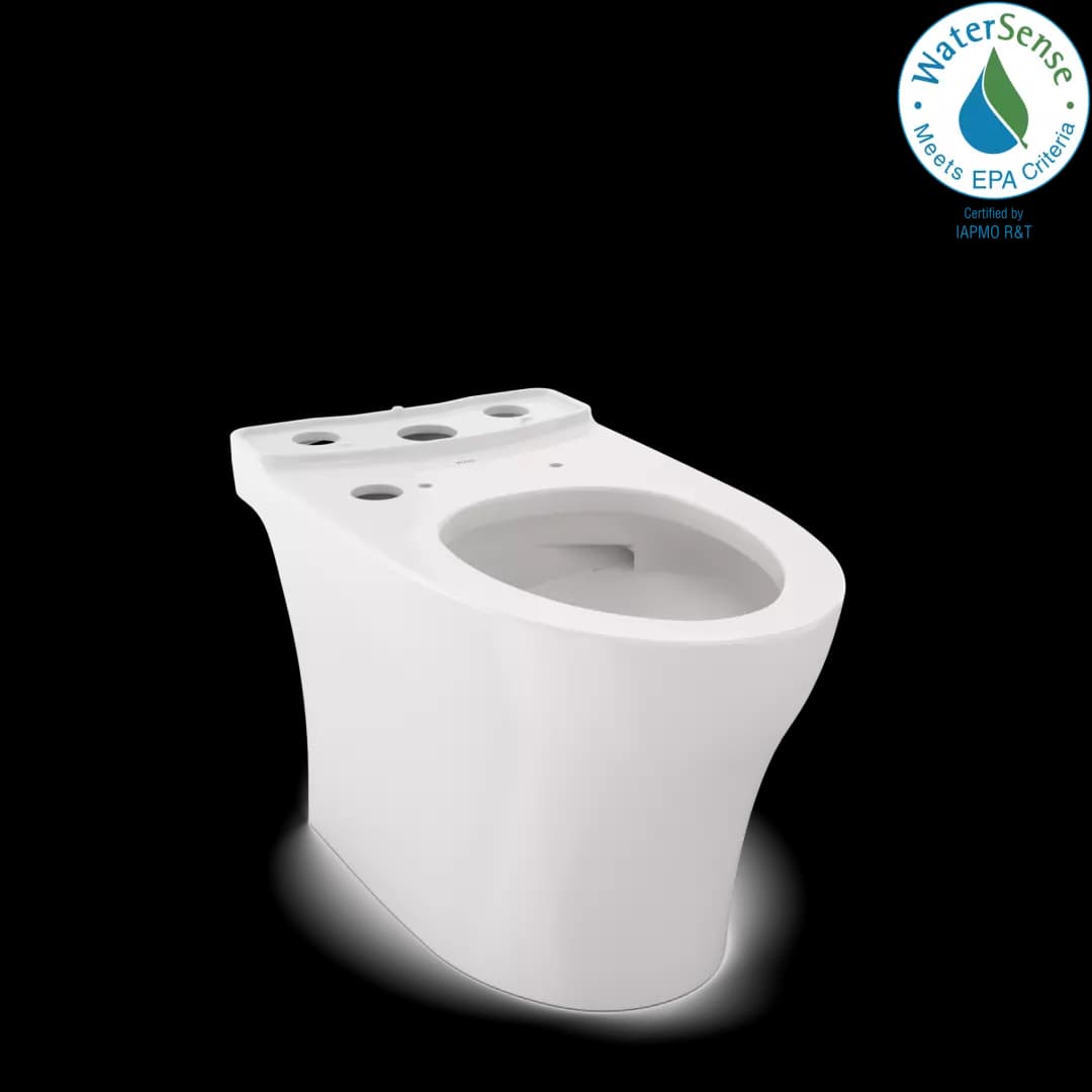 TOTO Aquia IV WASHLET+ Elongated Skirted Toilet Bowl with CEFIONTECT, Colonial White - CT446CEGNT40#11 material