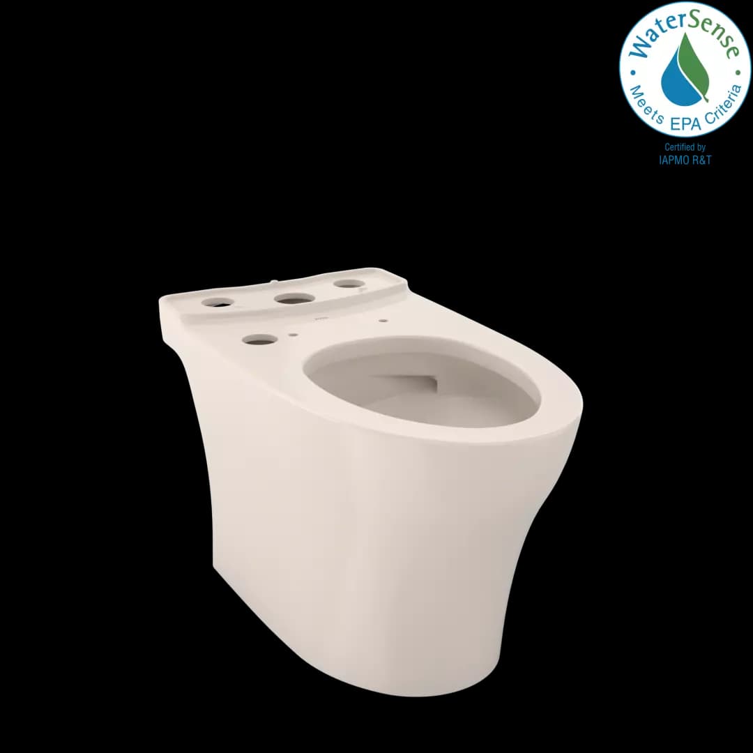 TOTO Aquia IV WASHLET+ Elongated Skirted Toilet Bowl with CEFIONTECT, Sedona Beige - CT446CEGNT40#12 material