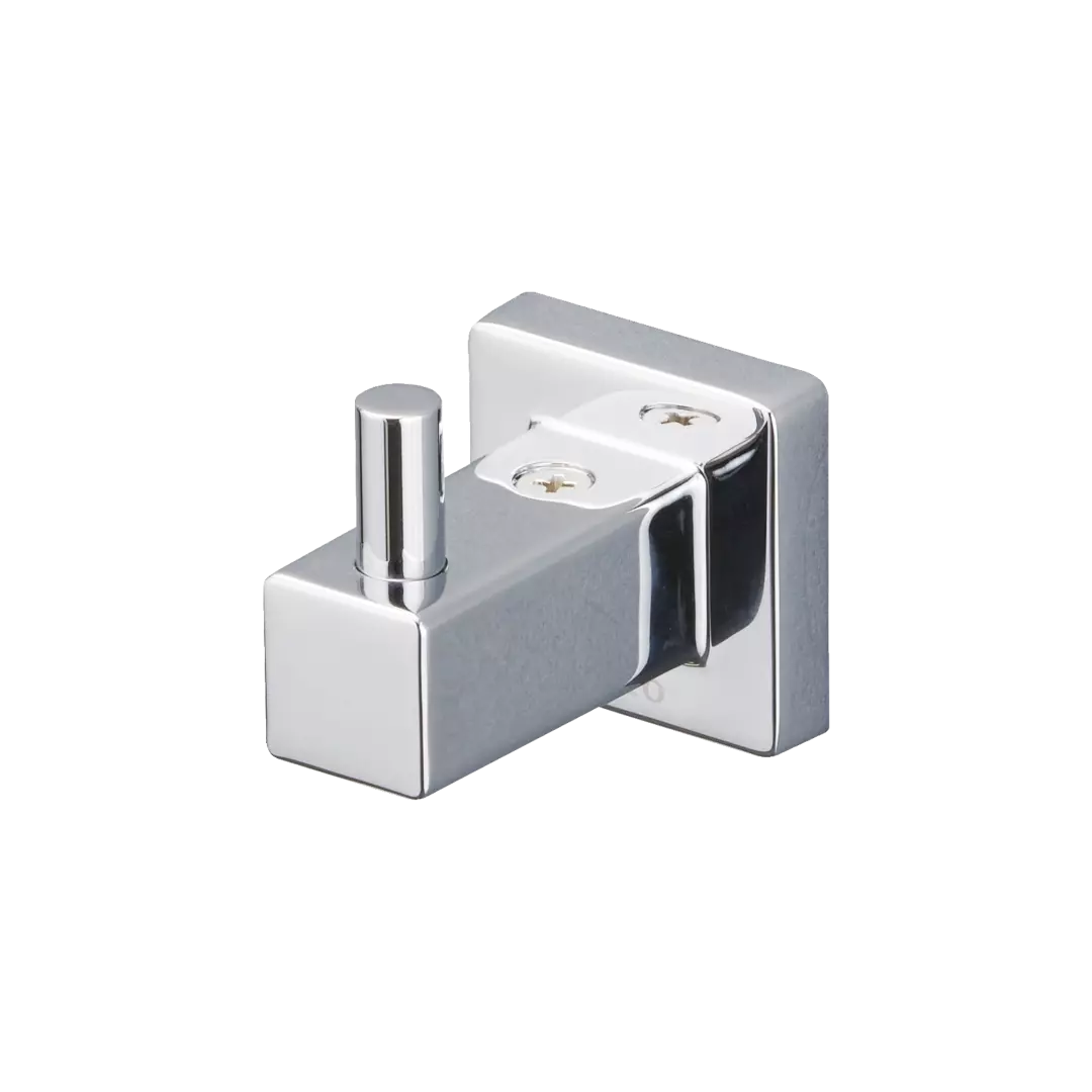 L Series Square Robe Hook, Polished Chrome - YRH408U#CP material