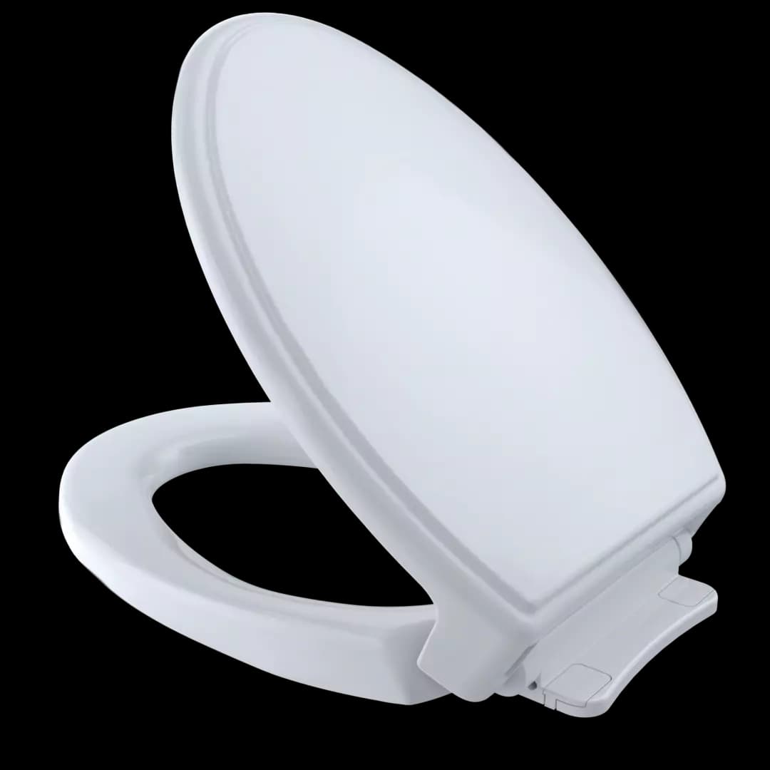 Traditional SoftClose® Slow Close Elongated Toilet Seat and Lid, Cotton White - SS154#01 material