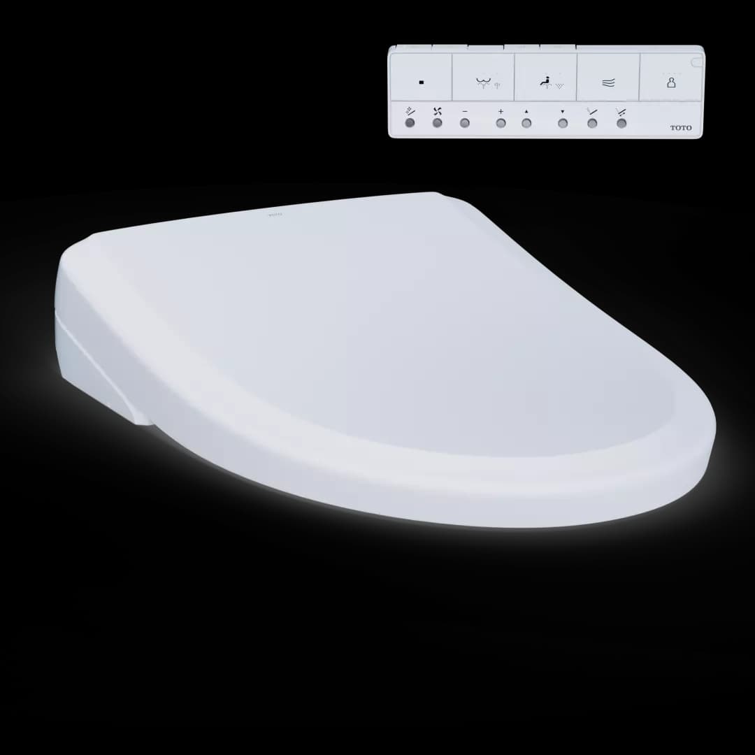 WASHLET®+ S7 Electronic Bidet Toilet Seat with EWATER+® Bowl and Wand Cleaning and Classic Lid, Elongated, Cotton White - SW4724AT40#01 material