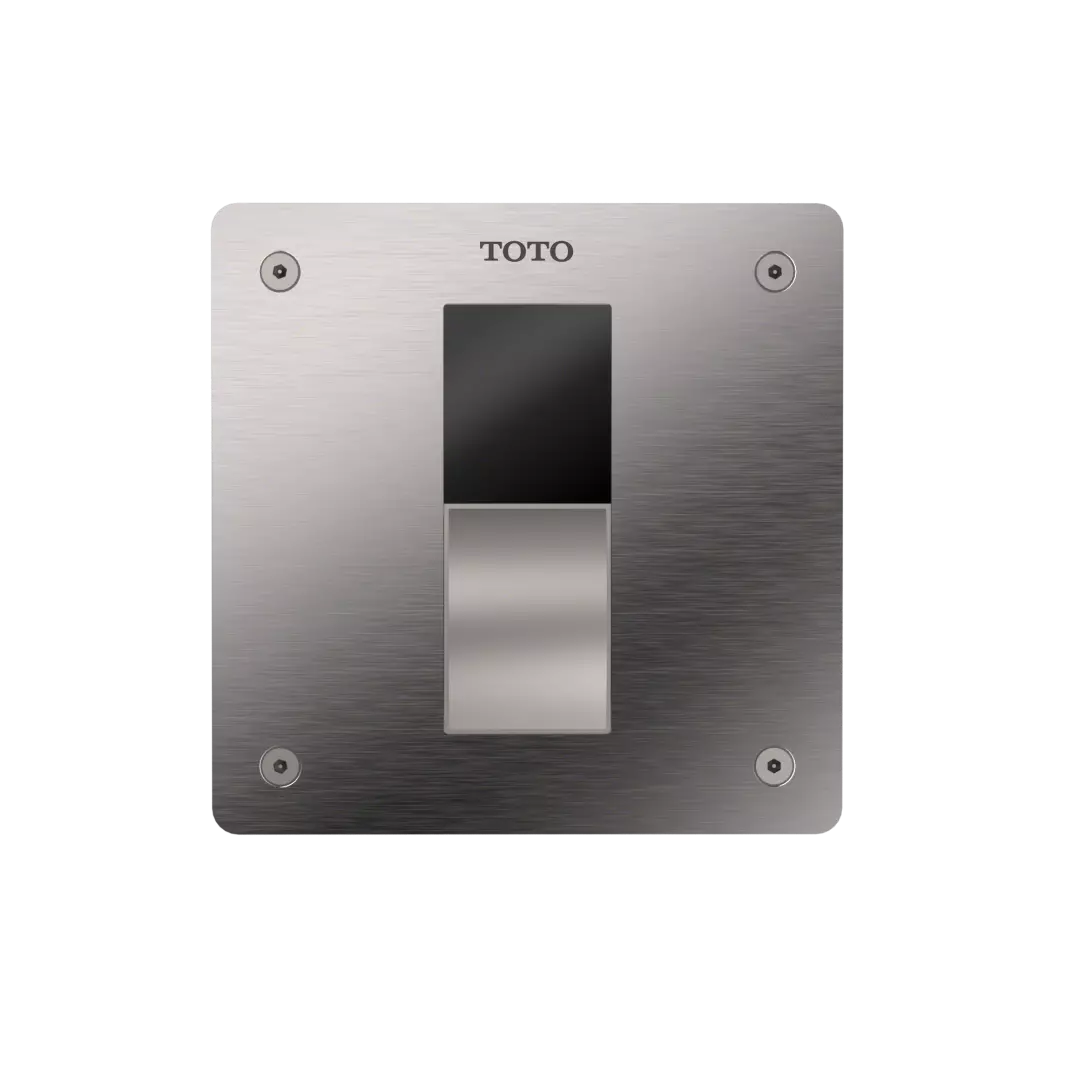 ECOPOWER® Touchless 1.6 GPF Concealed Toilet Flush Valve with 4x4 Cover Plate, Polished Chrome - TET3GB#SS material