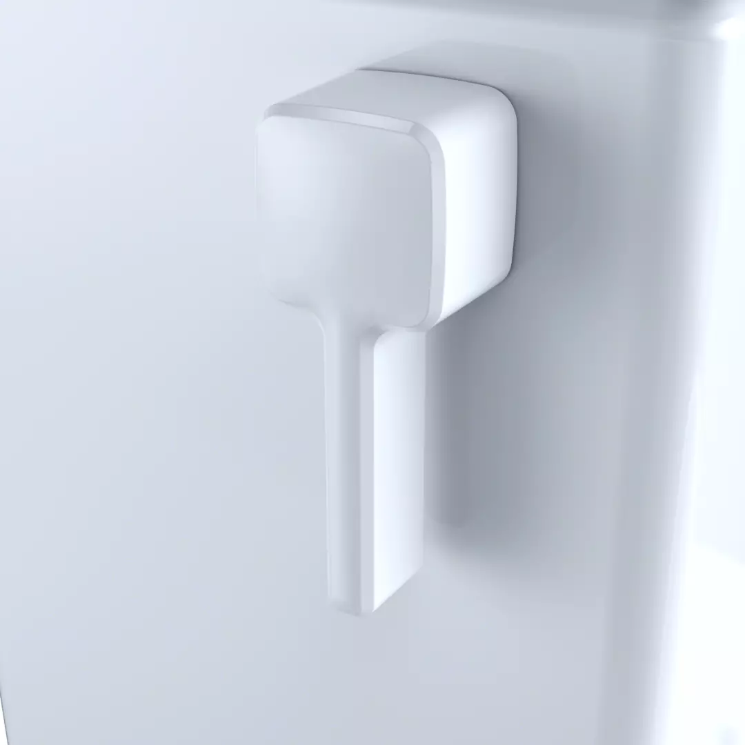 TRIP LEVER HANDLE W/ SPUD AND MOUNTING NUT, LEFT HAND- THU416#01 material