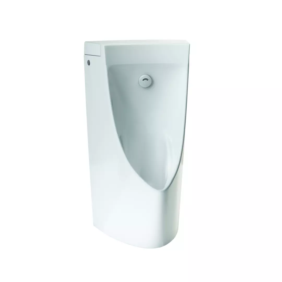 Wall-Mount ADA Compliant 0.125 GPF Urinal with Integrated Flush Valve, Cotton White - UE906UVG#01 material