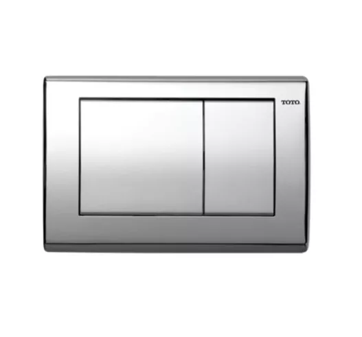 Rectangular Convex Push Plate For Select DUOFIT In-Wall Tank System, Stainless Steel - YT820#SS material