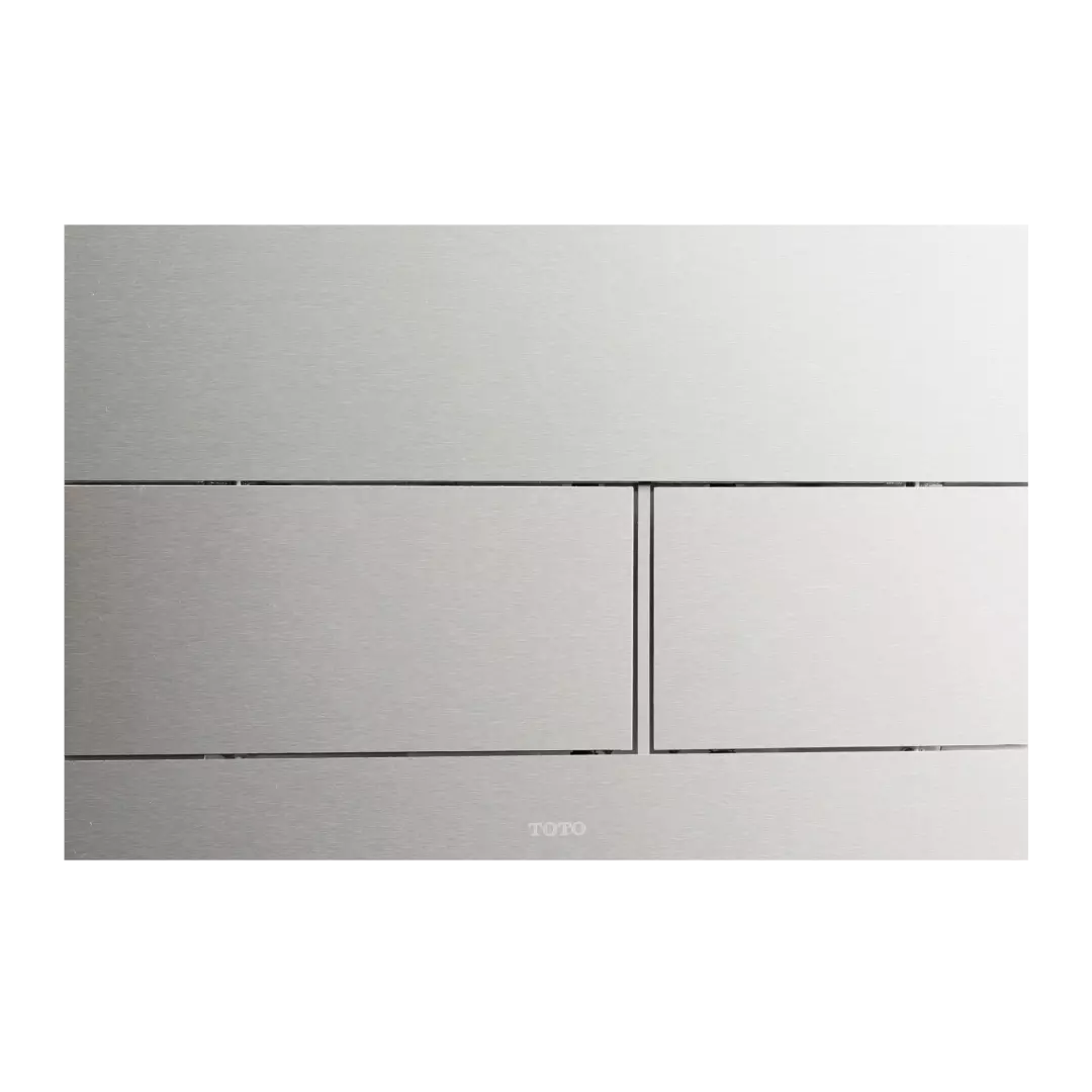 Dual Flush Push Button Plate for Select DuoFit In-Wall Tank Unit, Stainless Steel - YT980#SS material