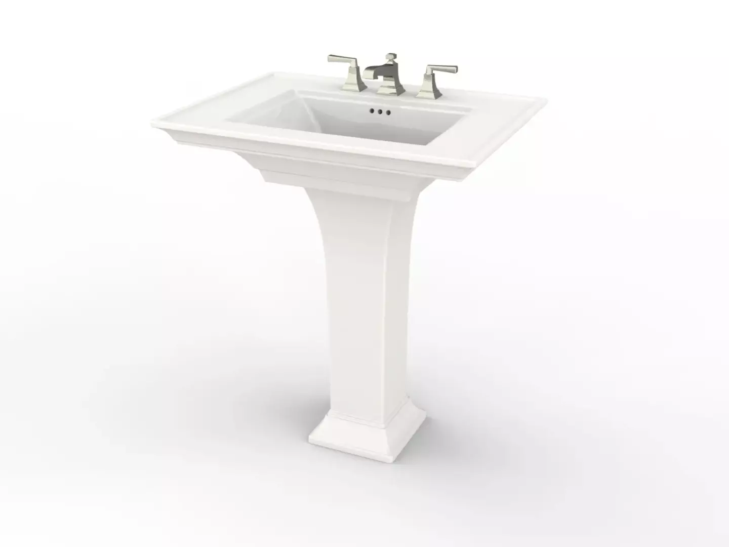 Town Square® S 8-Inch Widespread Pedestal Sink Top and Leg Combination material