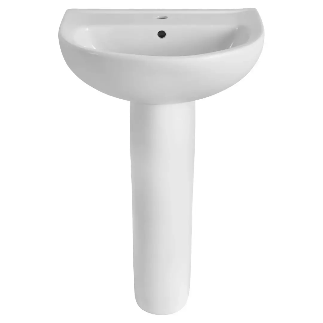 22-Inch Evolution® Center Hole Only Pedestal Sink Top and Leg Combination material