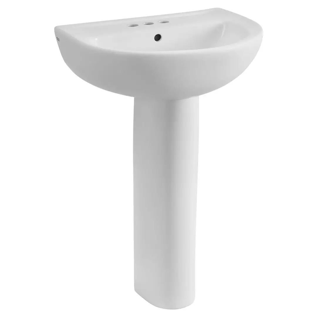 22-Inch Evolution® 4-Inch Centerset Pedestal Sink Top and Leg Combination material
