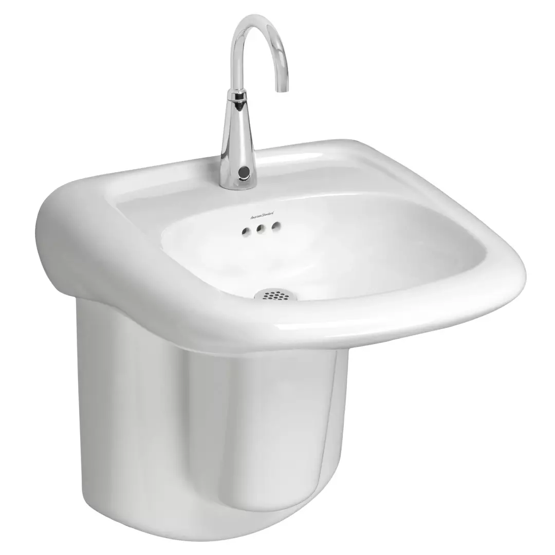 Murro® Wall-Hung EverClean® Sink With Center Hole Only material
