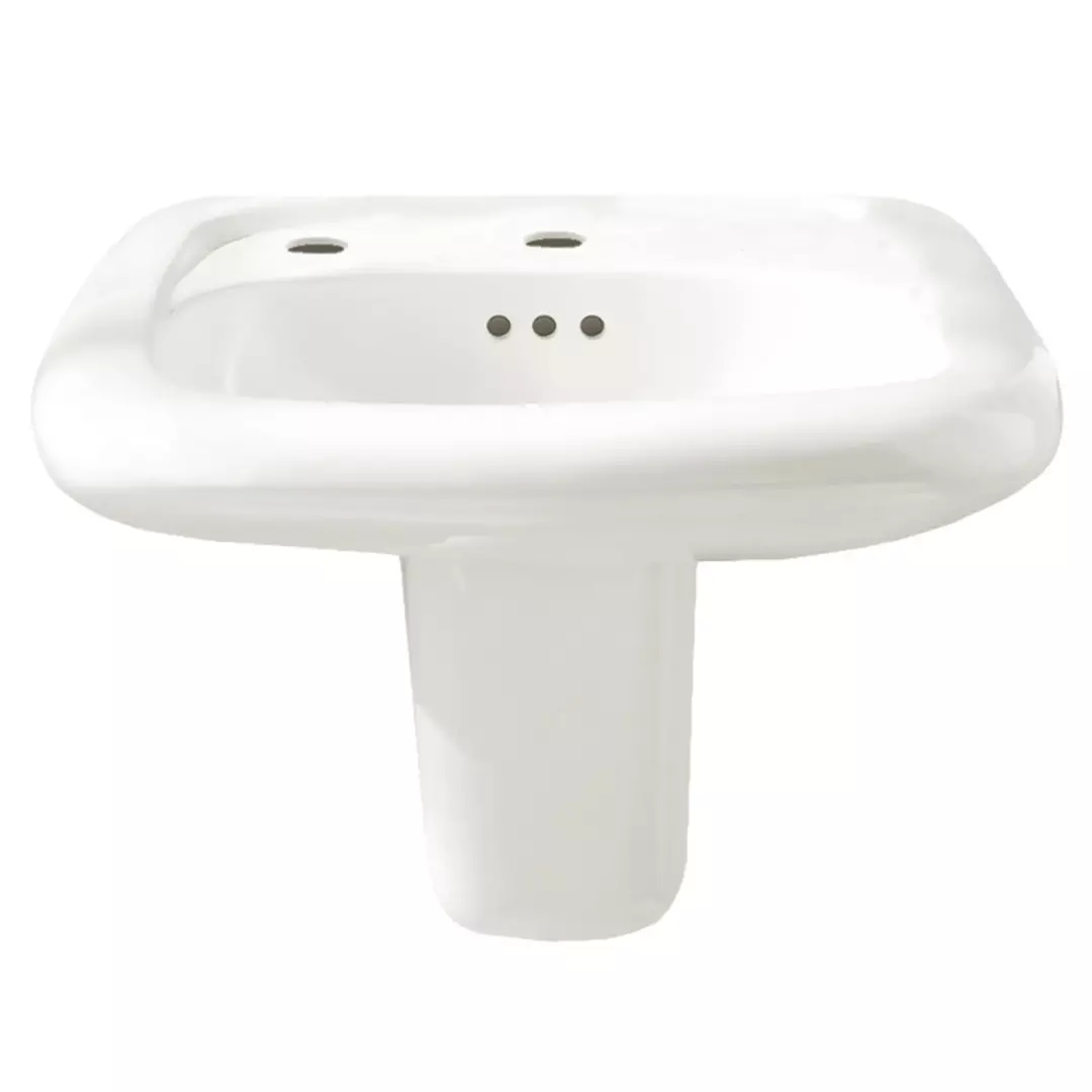Murro® Wall-Hung EverClean® Sink With Center Hole Only and Extra Left-Hand Hole material
