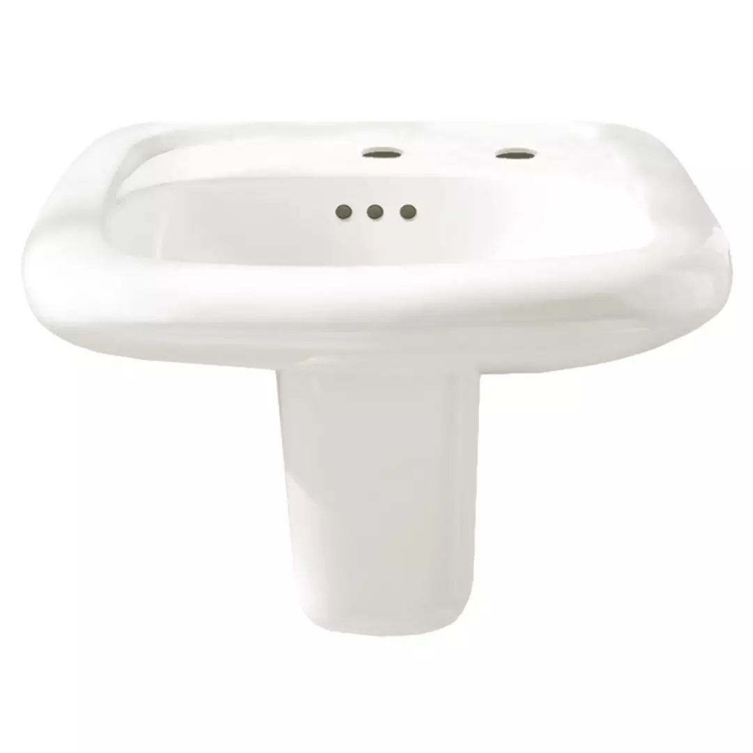 Murro® Wall-Hung EverClean® Sink With Center Hole Only and Extra Right-Hand Hole material
