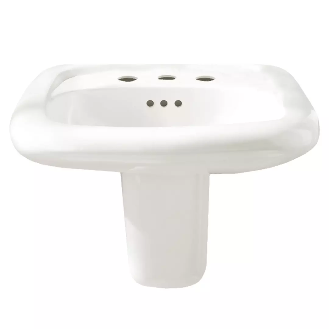 Murro® Wall-Hung EverClean® Sink Less Overflow With 8-Inch Widespread material