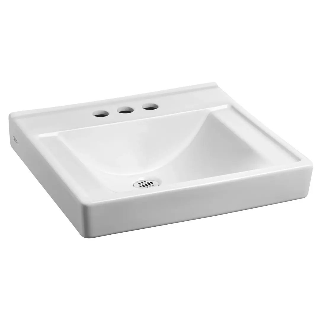 Decorum® Wall-Hung EverClean® Sink Less Overflow With 4-Inch Centerset material