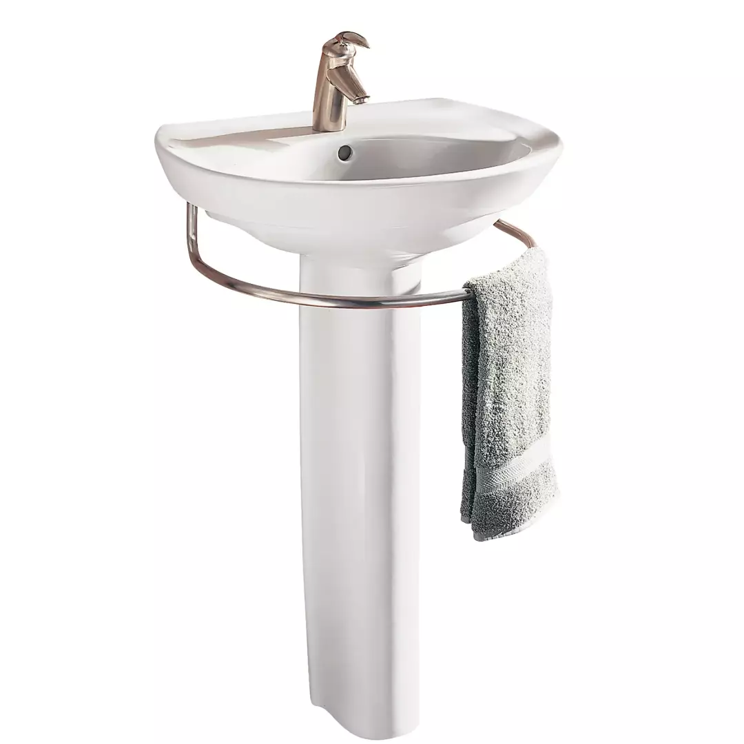 Ravenna® Center Hole Only Pedestal Sink Top and Leg Combination material