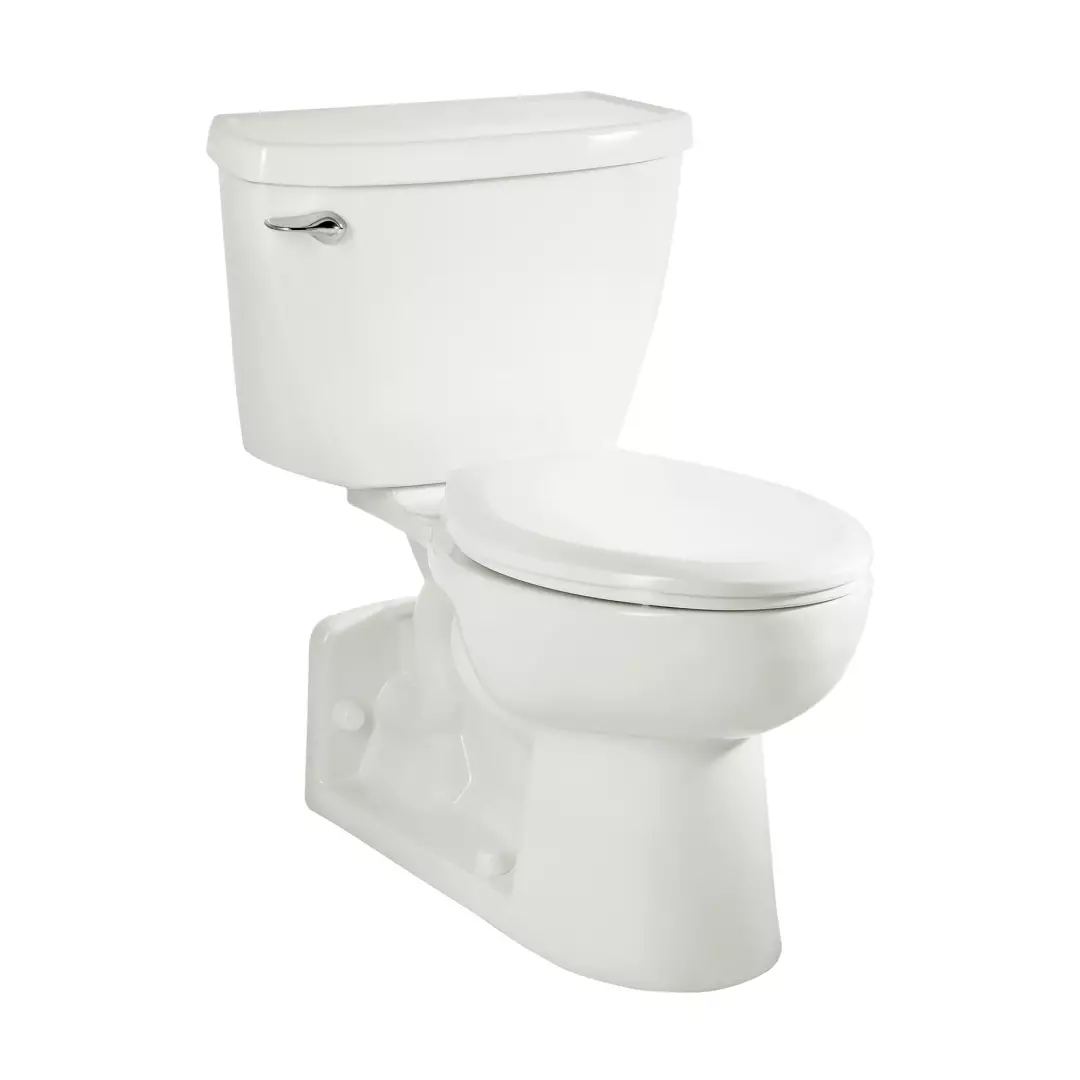 Yorkville® Two-Piece Pressure Assist 1.6 gpf/6.0 Lpf Chair Height Back Outlet Elongated EverClean® Toilet material