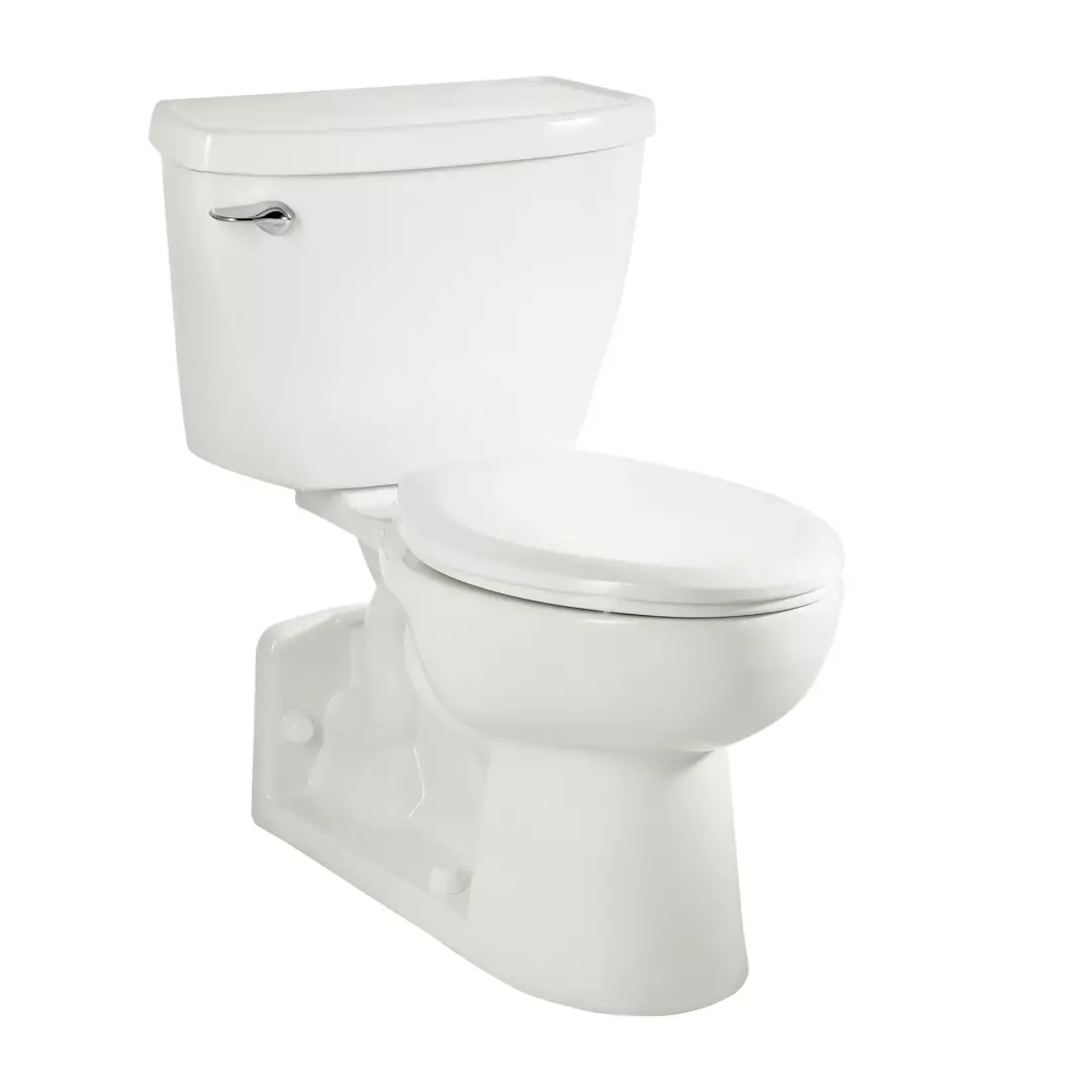 Yorkville® Two-Piece Pressure Assist 1.1 gpf/4.2 Lpf Chair Height Back Outlet Elongated EverClean® Toilet material