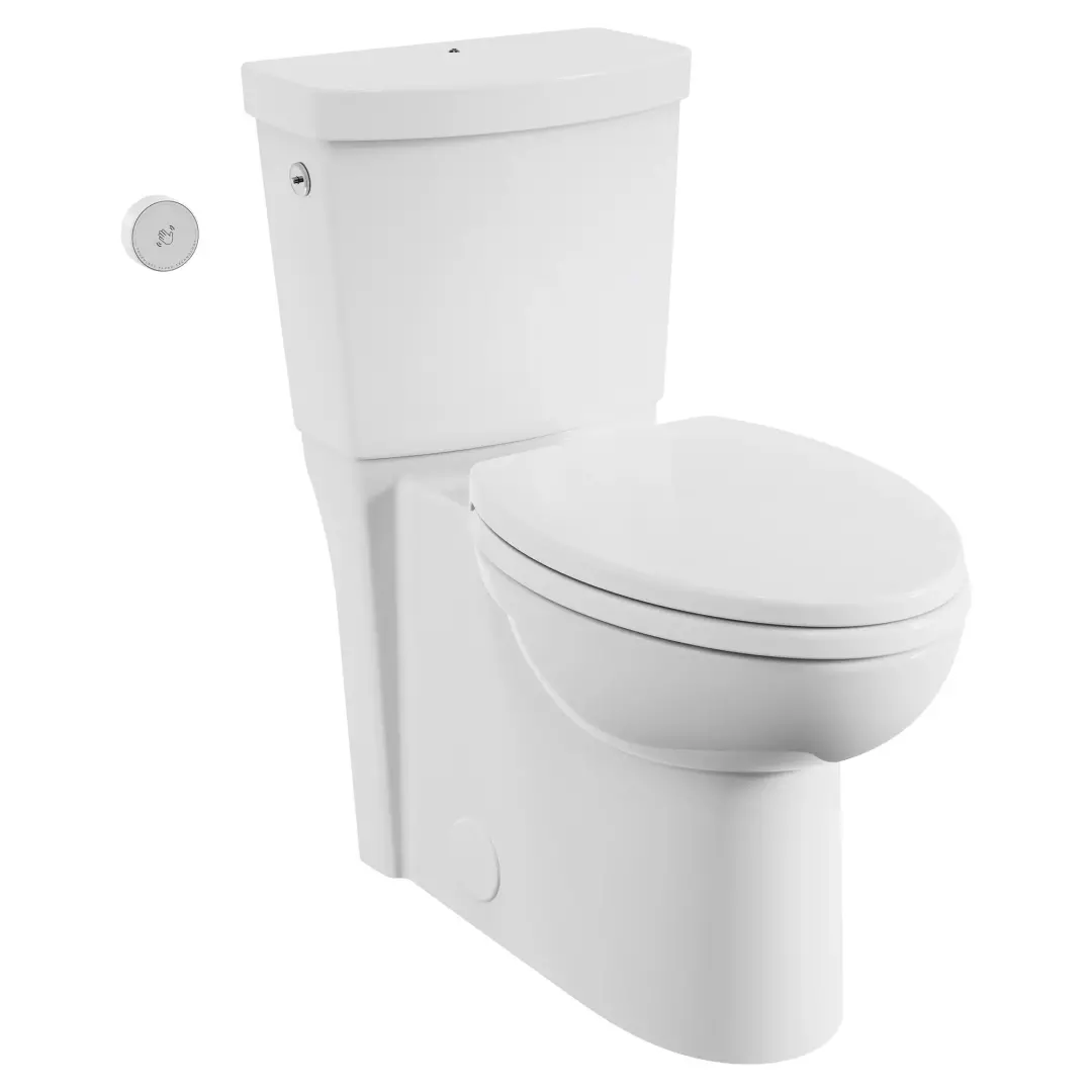 Cadet® Touchless Chair Height Elongated Skirted Toilet with Seat and Locking Device material