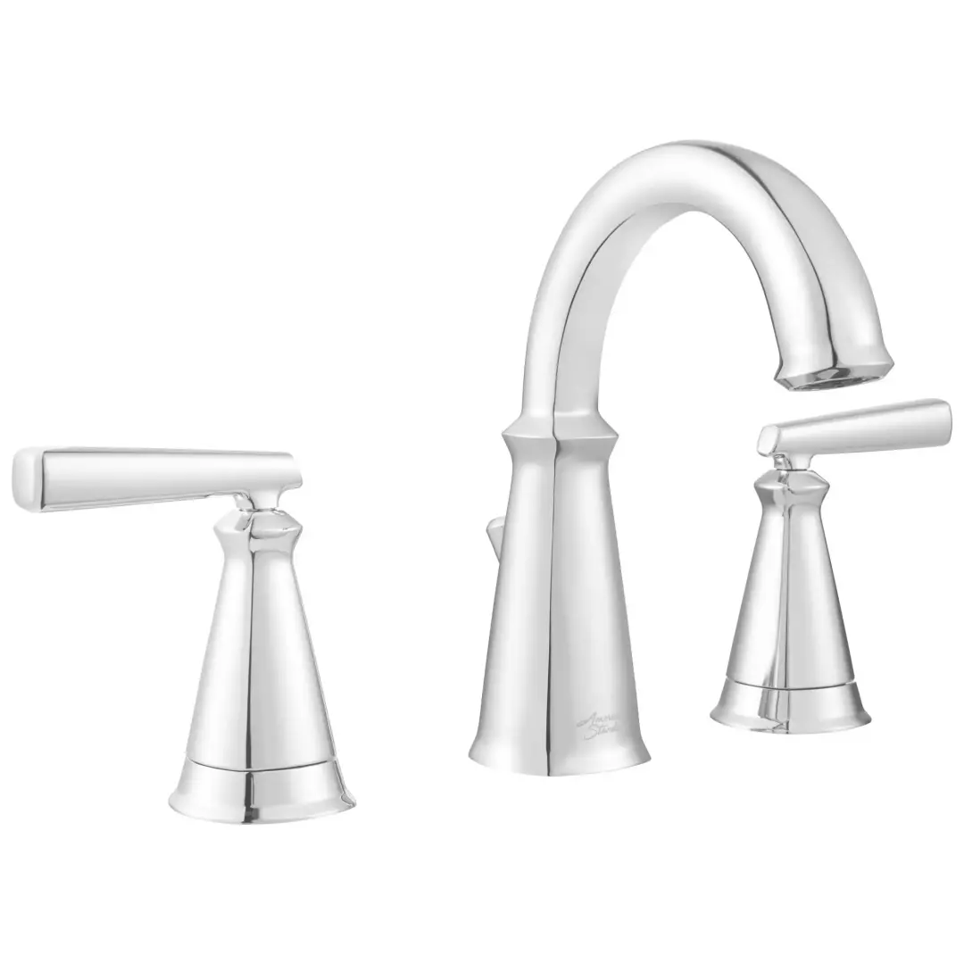 Edgemere® 8-Inch Widespread 2-Handle Bathroom Faucet 1.2 gpm/4.5 L/min With Lever Handles material