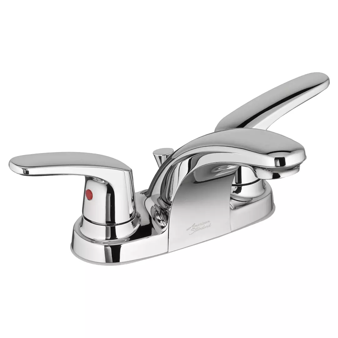 Colony® PRO 4-Inch Centerset 2-Handle Bathroom Faucet 1.2 gpm/4.5 Lpm Less Drain, With Lever Handles material