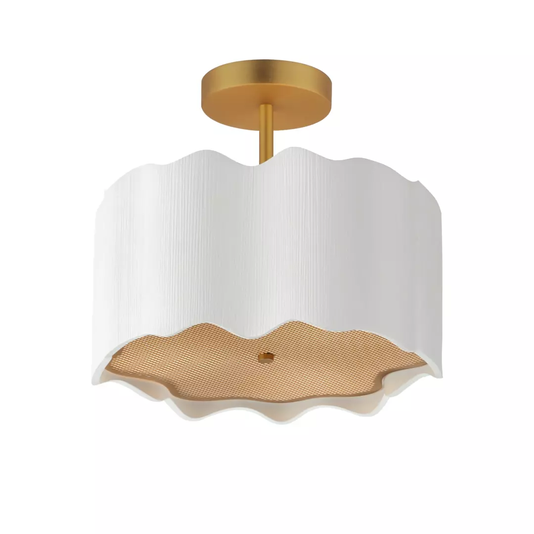 Curtain Call Semi-Flush Mount material