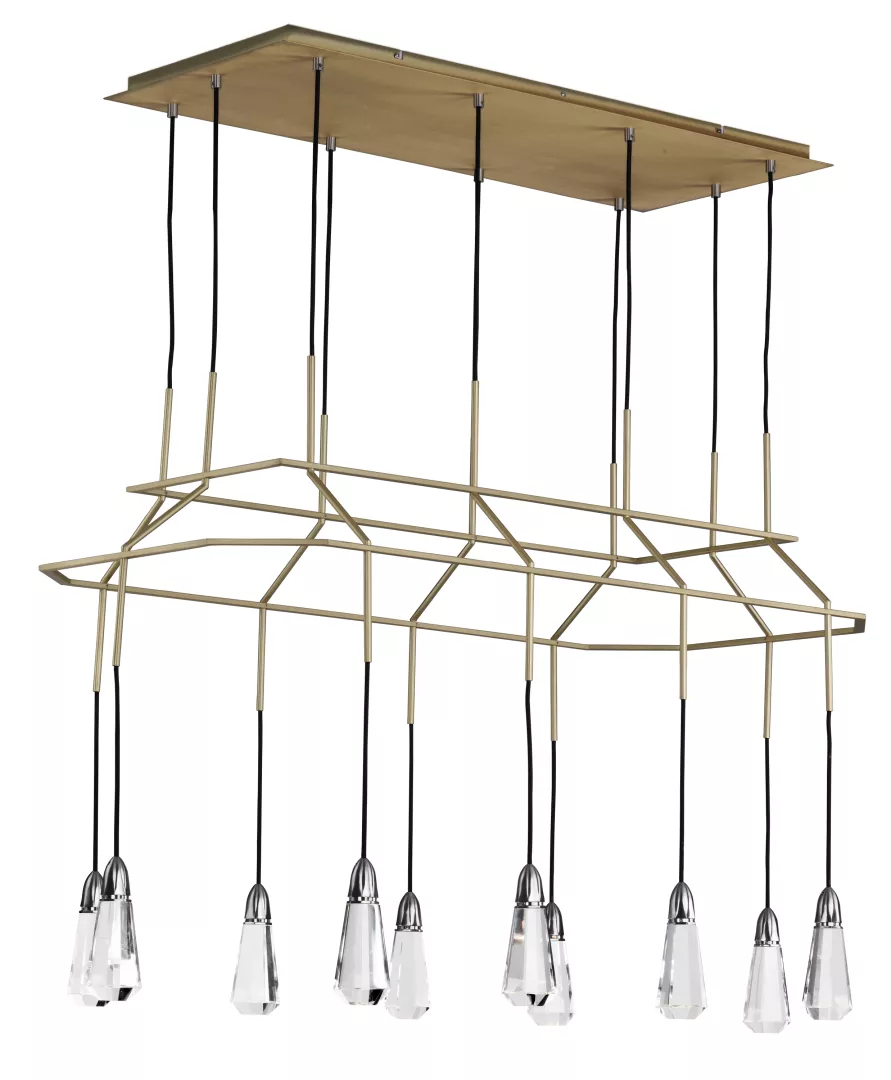 10 Carat LED Rectangular Pendant material