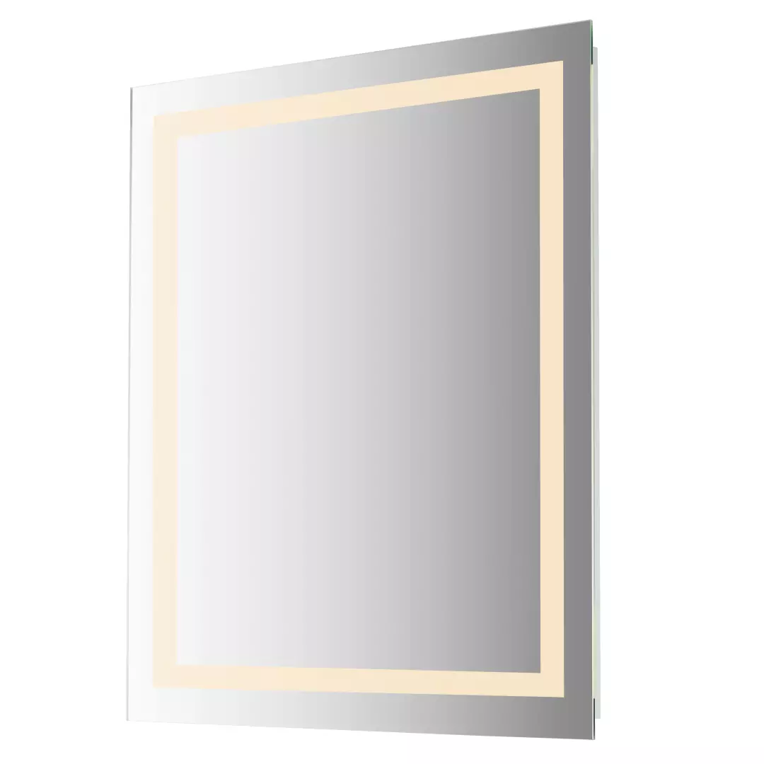 30"Wx36"H 5CCT Perimeter Frontlit LED Mirror material