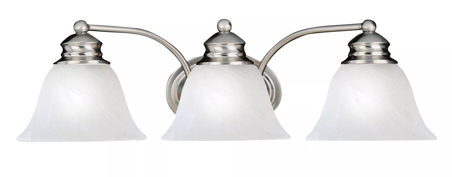 Malaga 3-Light Bath Vanity material