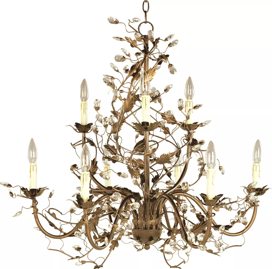 Elegante 9-Light Chandelier material