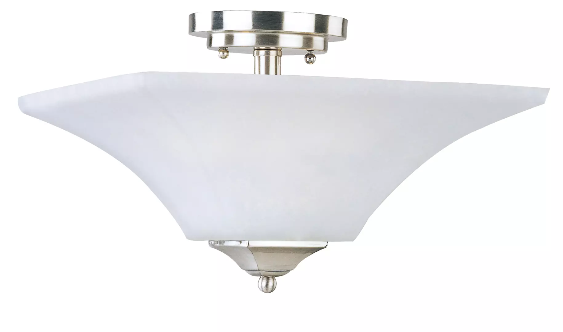 Aurora 2-Light Semi-Flush Mount material