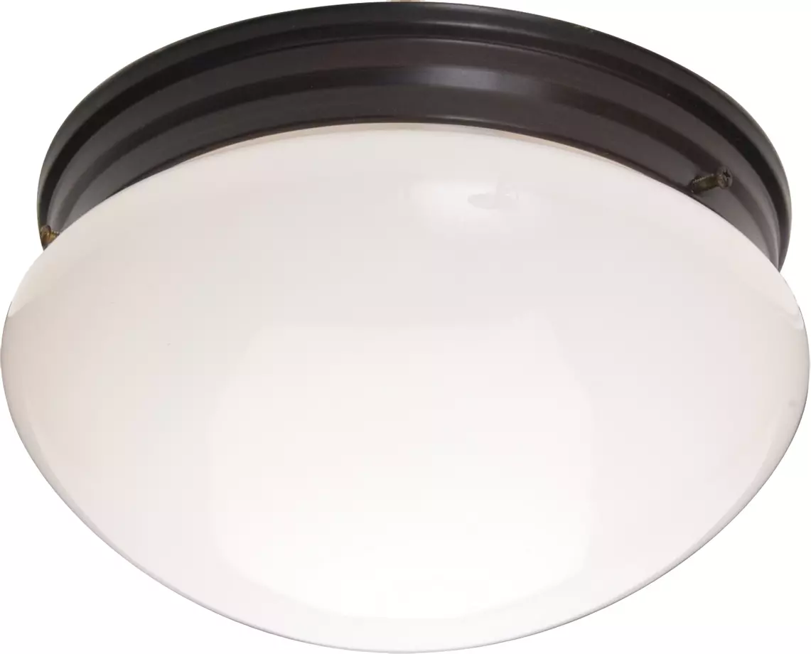 Essentials 2-Light Flush Mount material