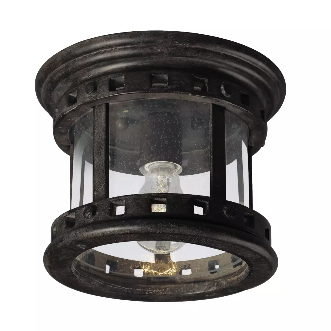 Santa Barbara Cast 1-Light Outdoor Ceiling Mount material