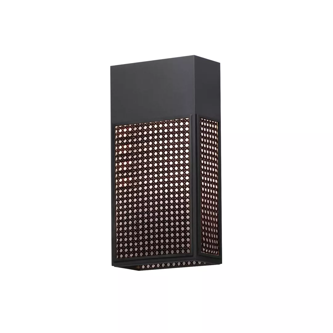 Lattice 16" LED Outdoor Sconce Dark Sky material
