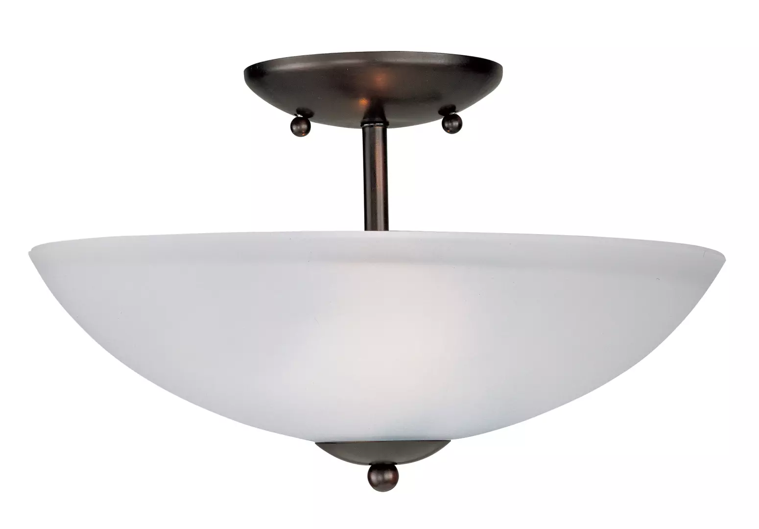 Logan 2-Light Semi-Flush Mount material