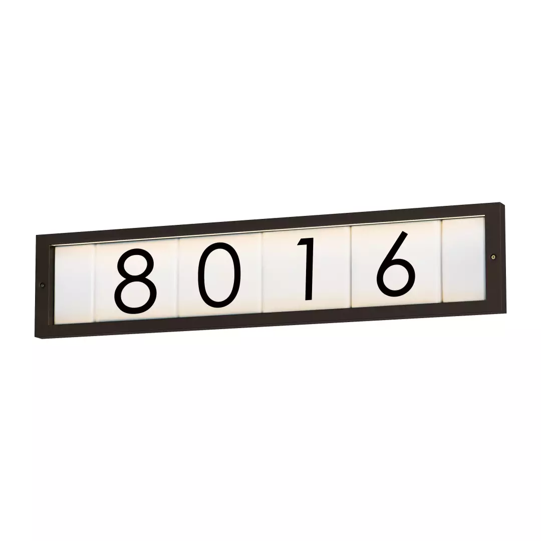 25" LED Address Frame - Clean material