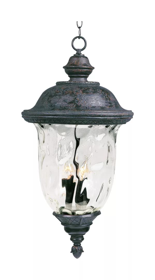 Carriage House DC 3-Light Outdoor Hanging Lantern material