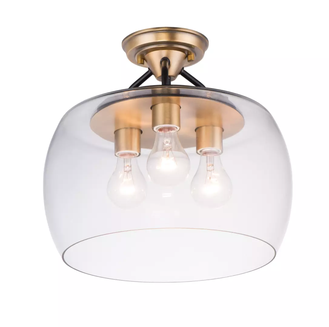 Goblet 3-Light Semi Flush Mount material
