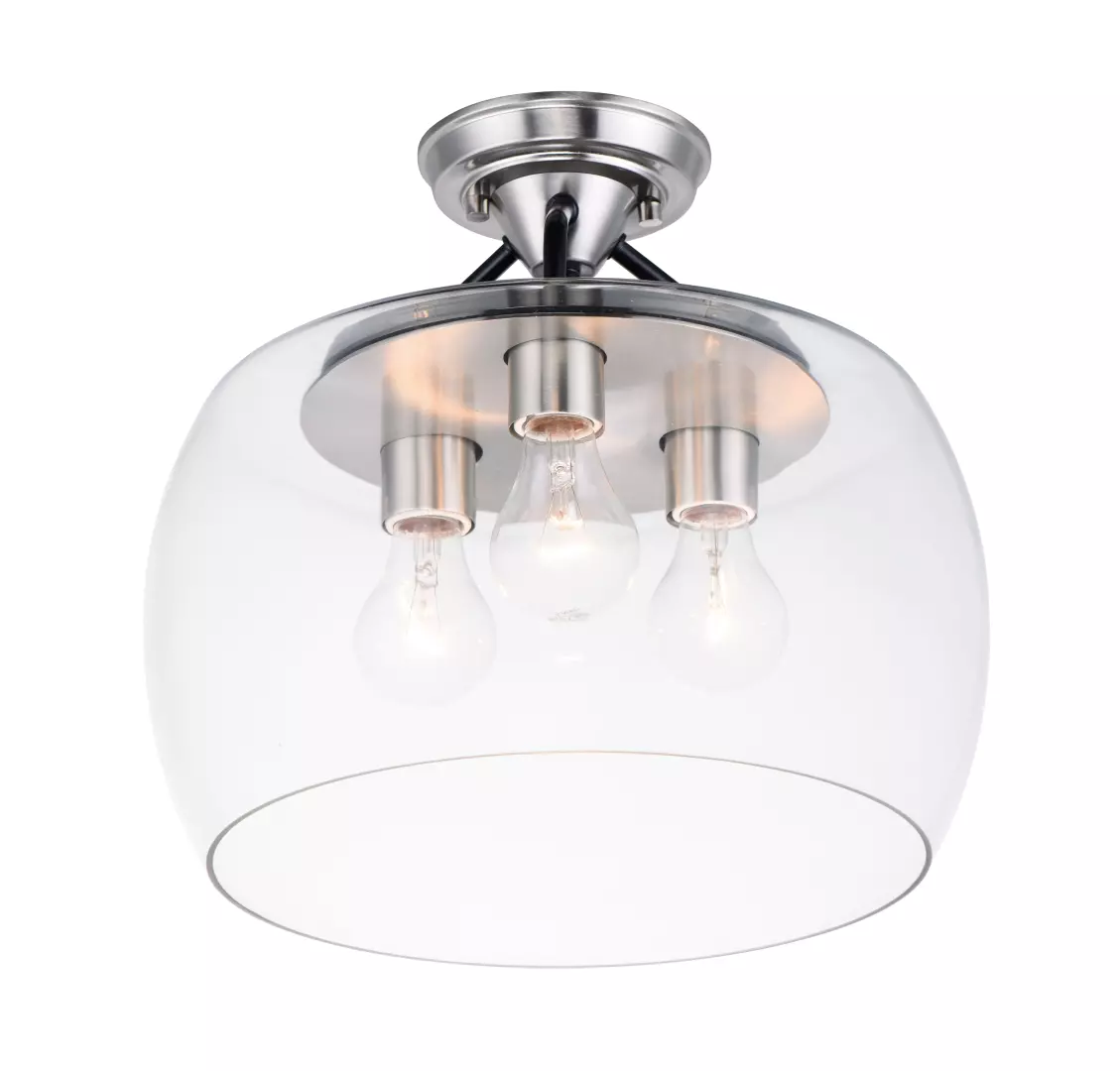 Goblet 3-Light Semi Flush Mount material