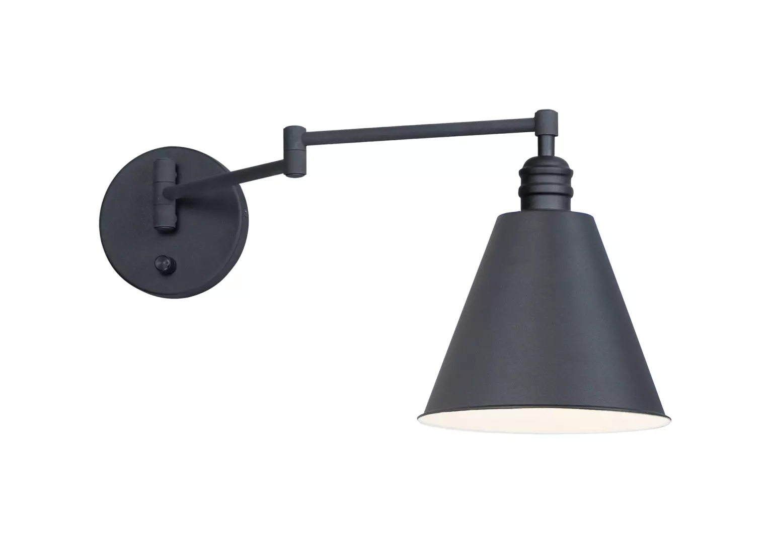 Library 1-Light Wall Sconce Horizontal Swing Arm material