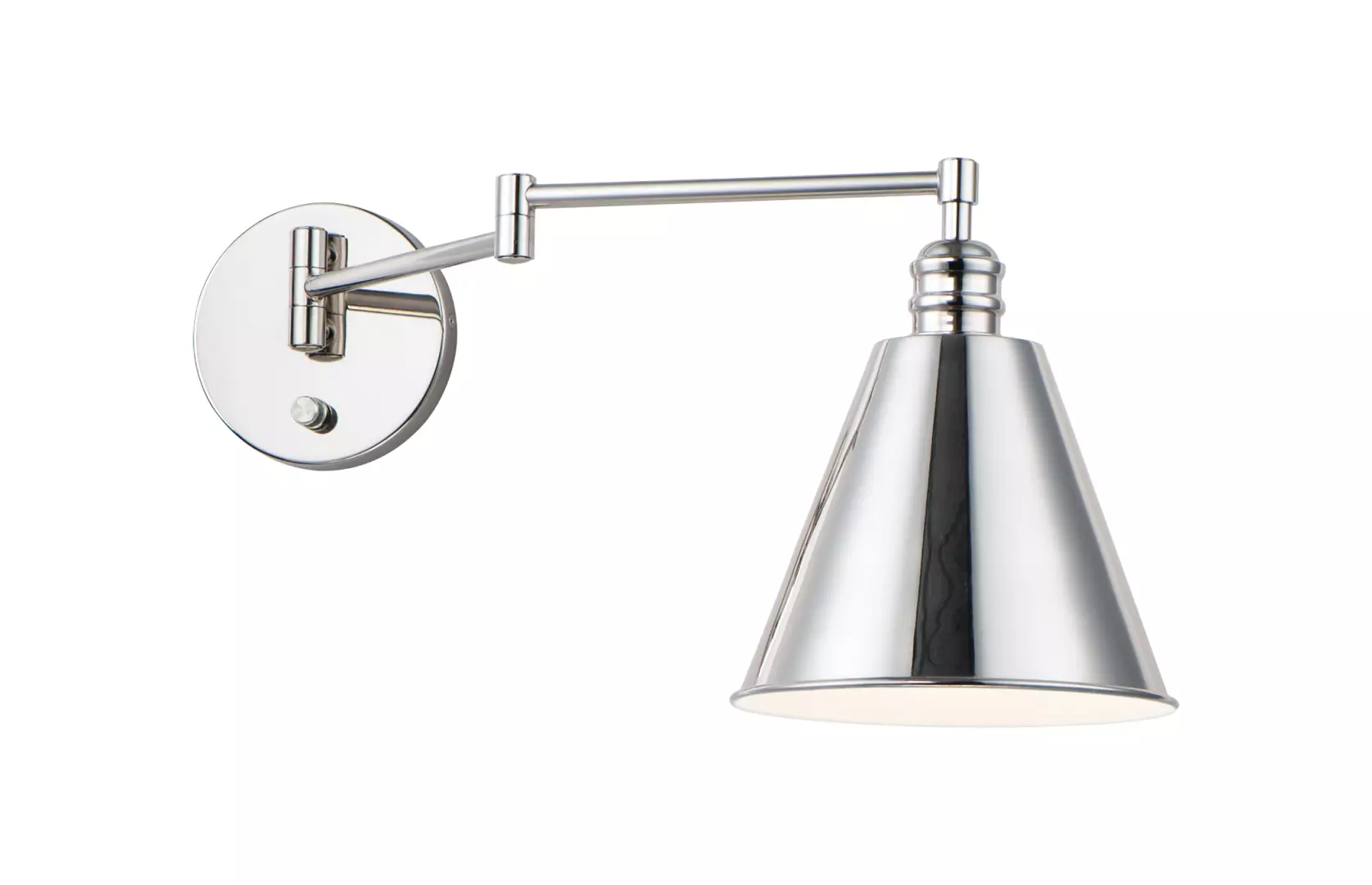 Library 1-Light Wall Sconce Horizontal Swing Arm material