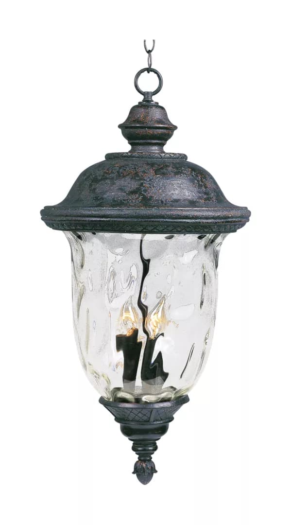 Carriage House VX 3-Light Outdoor Hanging Lan material