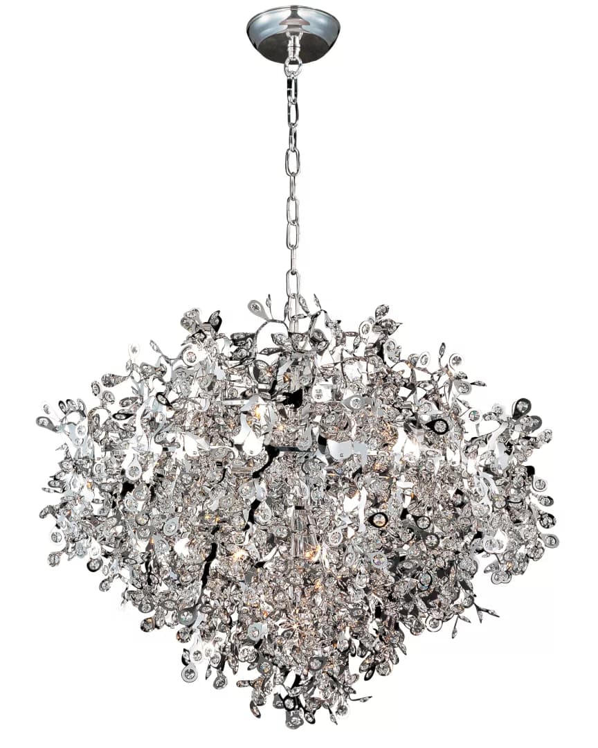Comet 35" Crystal Pendant material