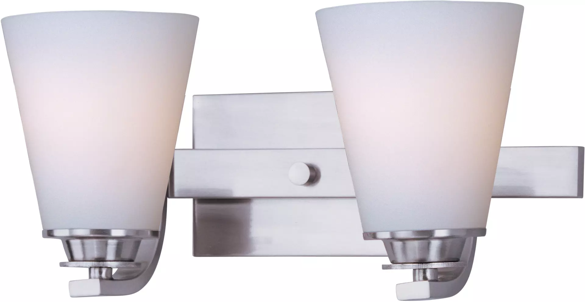 Conical 2-Light Bath Vanity material