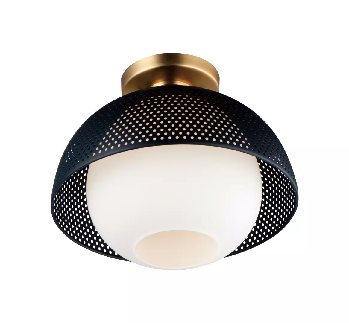 Perf 1-Light Flush Mount material