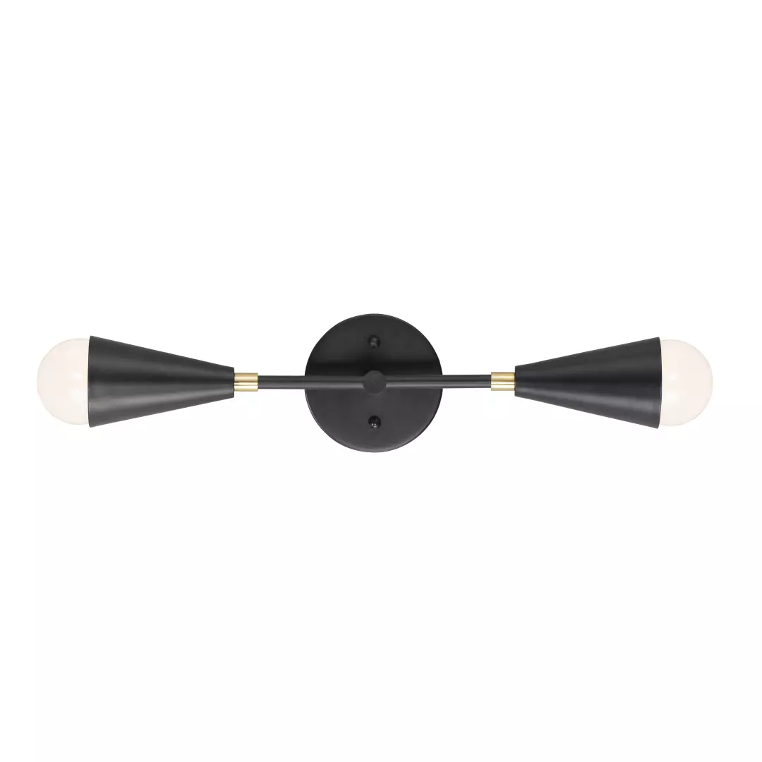 Lovell 2-Light Wall Sconce with LED Bulbs material