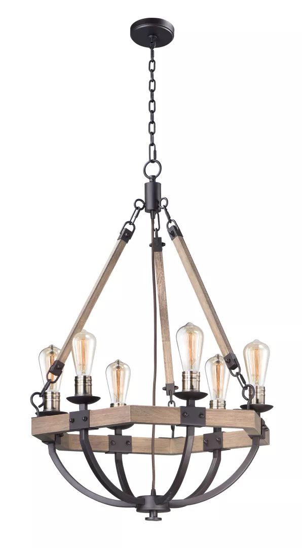 Lodge 6-Light Chandelier material