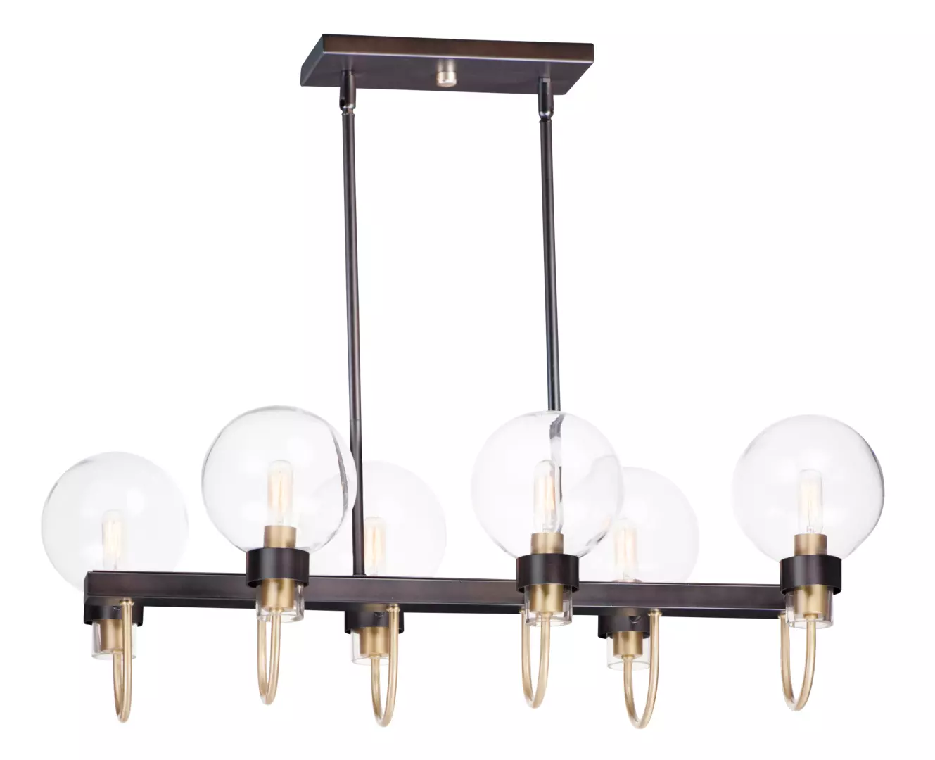 Bauhaus 6-Light Linear Chandelier material