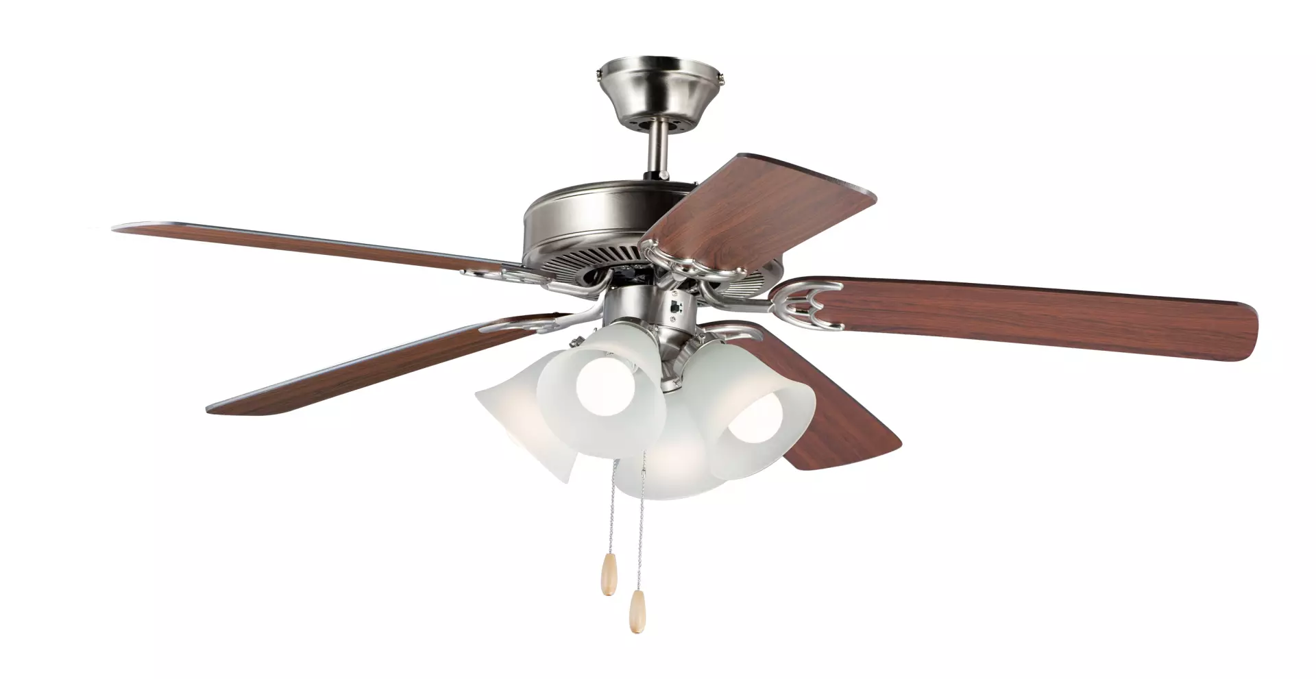 Basic-Max 52" Nickel Fan LED 4-Light W/P Blades material