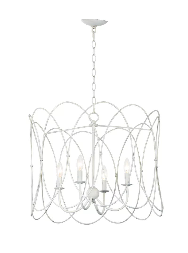 Trellis 4-Light Chandelier material