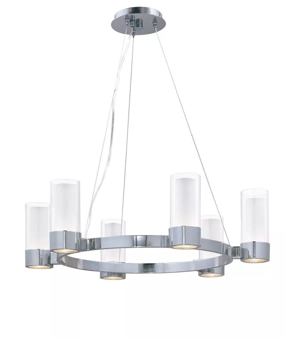 Silo 6-Light Chandelier With LED Bulbs material